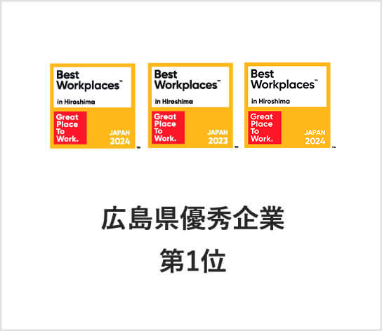 広島県 優秀企業 第2位